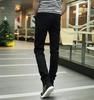 Men's Korean Style Trendy Slim Fit Elastic Jeans, Casual Spring & Autumn Pants