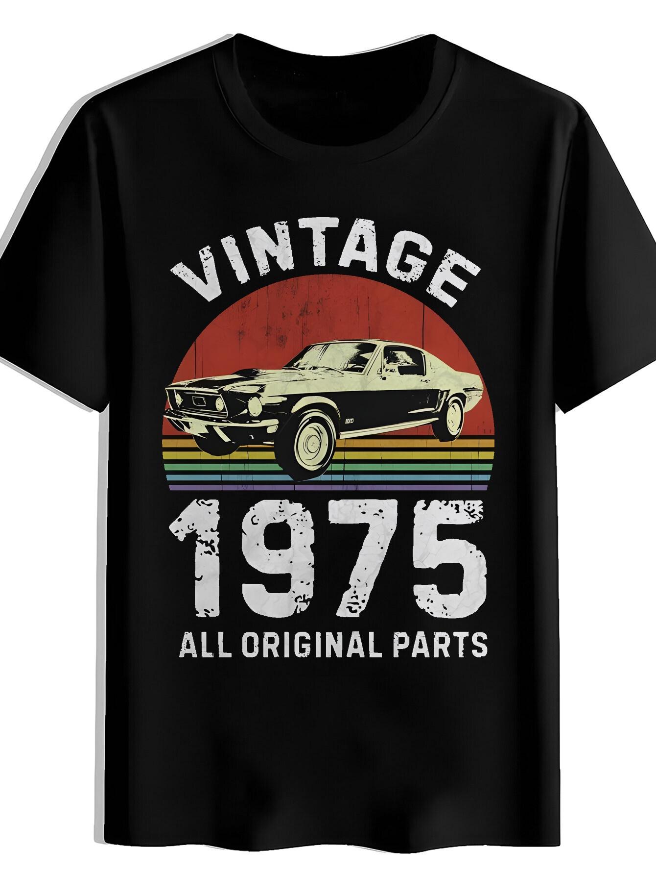T-shirt Classic Muscle Red Background Print S