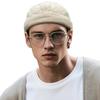 Brimless Fisherman Cap for Roll Washed Cotton Sag Round Cotton Face Slimming Watch Sailor Outdoor [Croogo] Men, Cap, Cap, Cap, Cap, Effect, Cap,