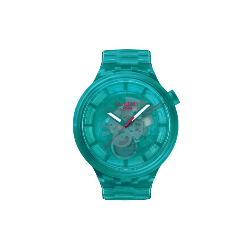 SWATCH Men 47mm Green Watch SB05L101 SB05L101 Green