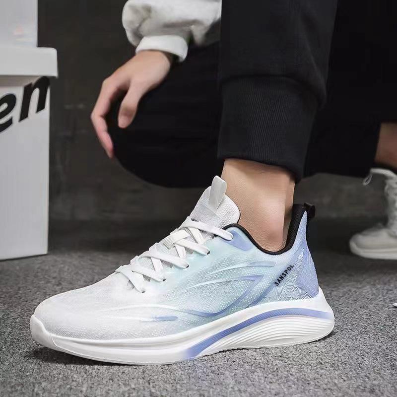 Summer New Men's Shoes Mesh Breathable Sports Casual Shoes Fashion Versatile Shoes Soft Sole Travel Shoes