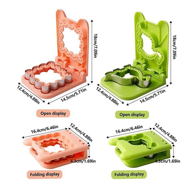 Easy Sandwich Sealer -Round Sandwich Cutter Sealer For Kids Lunch Boxes 2-In-1 Sandwich Maker Ideas For School Lunches Bento