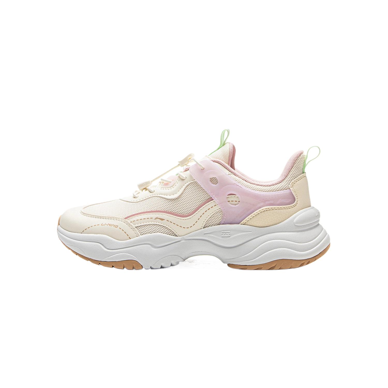 

Li Ning Удобные Модные Универсальные Низкие Детские Повседневные Кроссовки Детские кроссовки Молочно-белый YKCV136-8 33