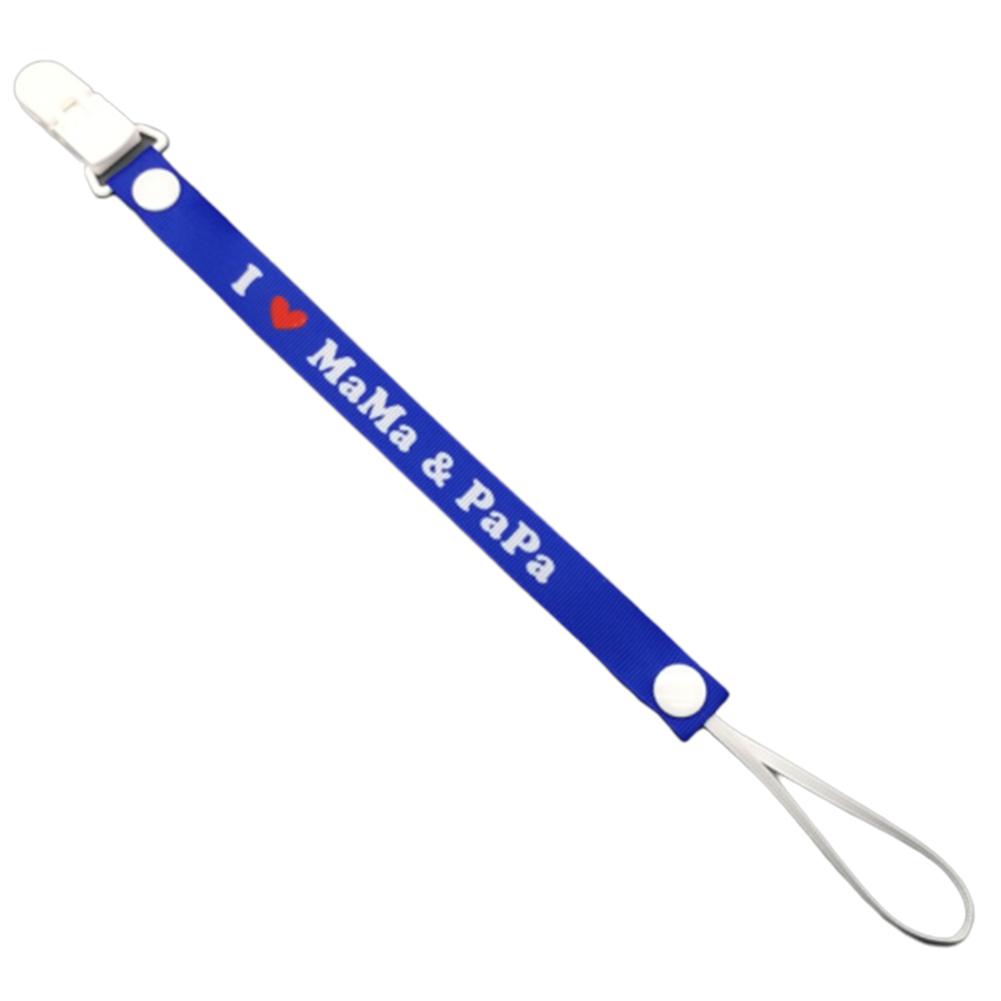 

ИГРУШКИ И МАЛЫШИ I Love Mama Papa для кормления младенцев, зажим для соски, держатель для соски, прорезыватель one size синий