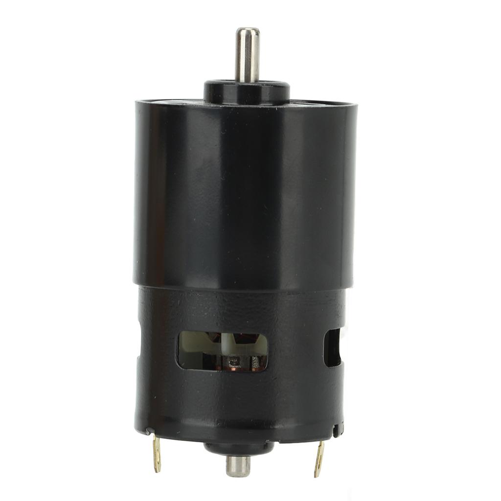 High Torsion DC Motor 12000RPM Round Shaft Fast Speed Red Copper Coil Electric Motor for Fan 12V