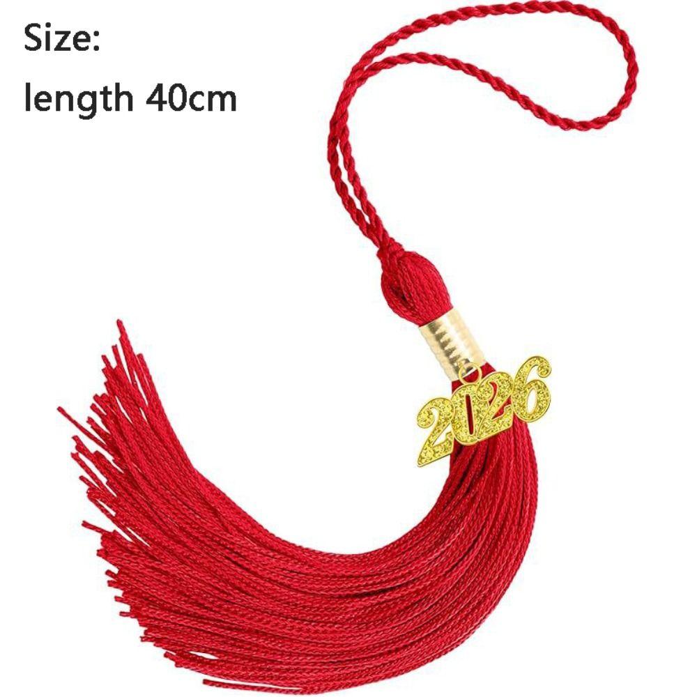 Polyester Alloy Academic Tassel Hanging Pure Color Student Dress Up Tassel  Souvenir Gifts