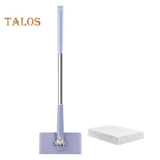 

Плоская швабра с тряпкой для кухни, ванной, дома, мини-швабра с вращением на 360 градусов, сухая и влажная уборка, простая в использовании швабра, инструмент для уборки дома 70cm фиолетовый