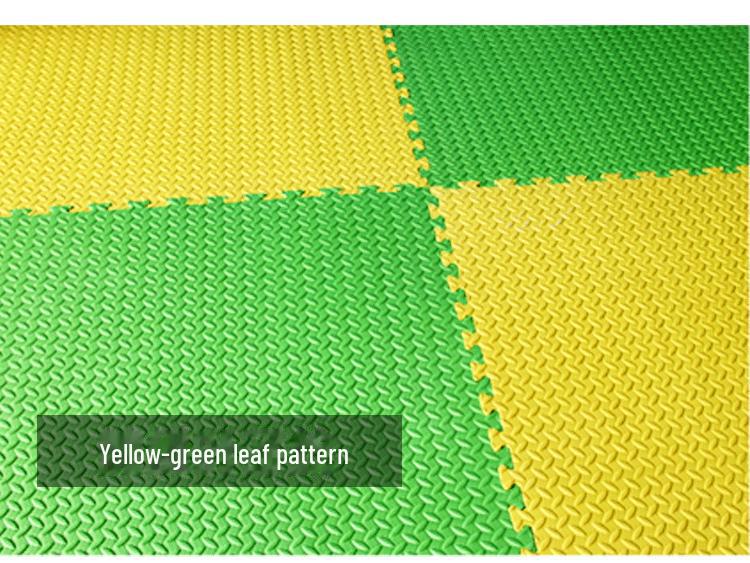 Foam Mat for Early Childhood Education, Kindergarten, and Dance Training - Leaf Pattern
