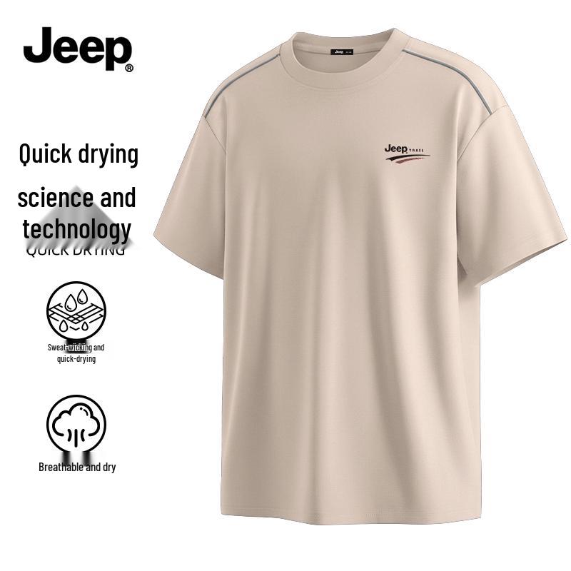 

JEEP Men s Quick-Dry Short Sleeve T-Shirt 4XL
