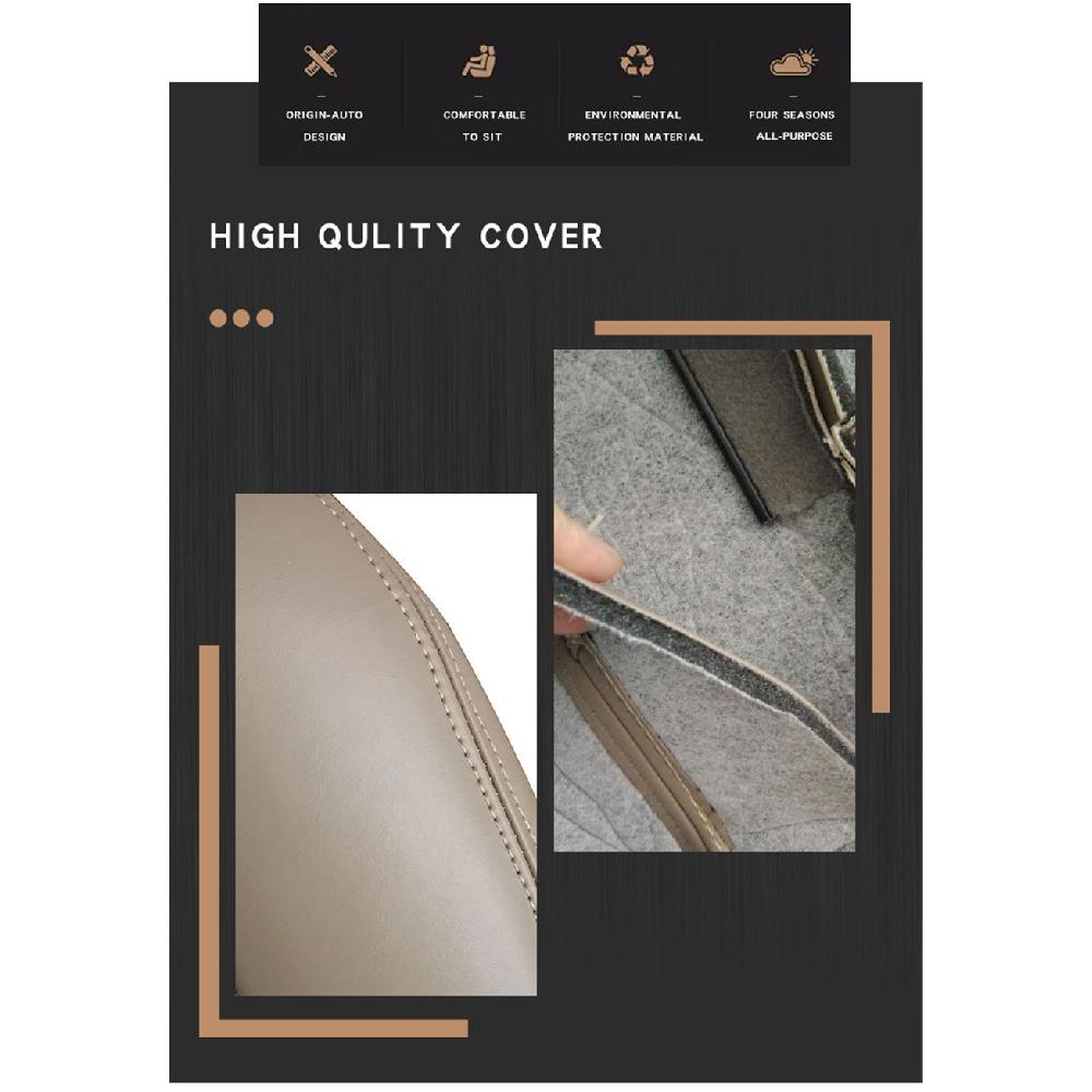 02-07 Ford F250 F350 Super Duty Lariat Sürücü Alt Koltuk Kılıfı TAN