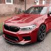 For 2018-2020 BMW 5 Series M5 F90 3pcs/Set Car Front Bumper Lip Chin Spoiler Carbon Black Bodykit Exterior Tuning Accessories