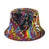 Chapeau seau à imprimé mode pour femmes hommes été extérieur protection solaire voyage plage chapeau pêcheur unisexe décorer Panama Hip Hop Street