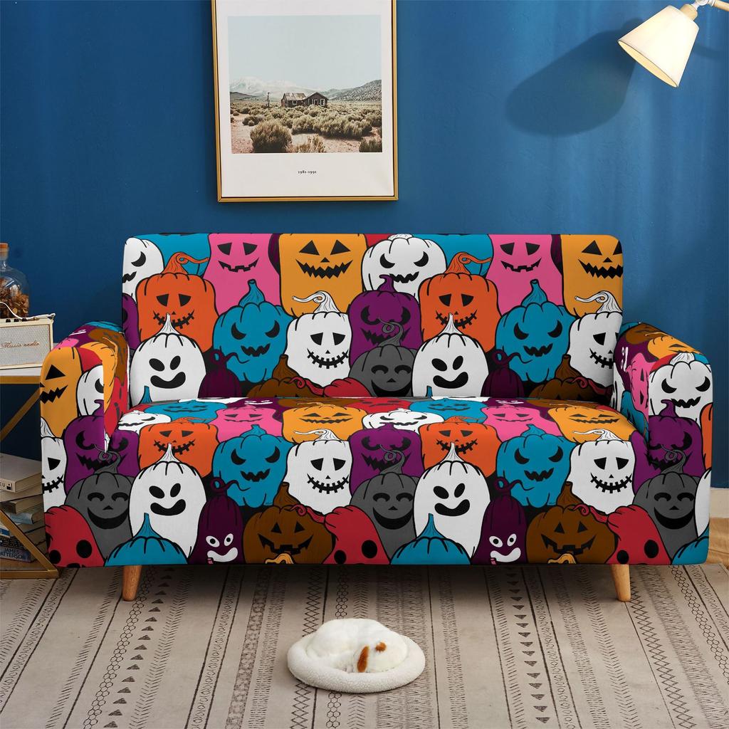 Halloween Funny A Piao Sofa Cover Elastic All-Inclusive Multi-Person Combination Sofa Cover