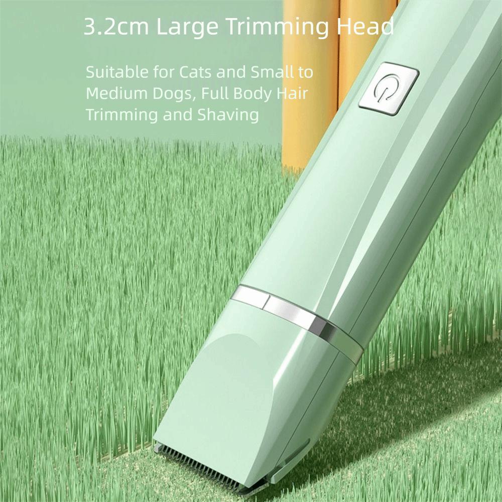 USB Rechargeable Cordless Pet Shaver Low Noise Electric Dog Clippers Dog Trimmer  Puppy Haircut