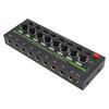 8 Channel Stereo Headphone Amplifier for Studio Home KTV Ear Player Support Stereo Mono Modes
