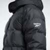 Reebok Down Jackets Men's Black Hooded Moderate Down Jacket GR8979