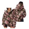 European and American Style Women's Hooded Sweatshirt - Casual, Loose Fit 3D Print for Autumn and Winter