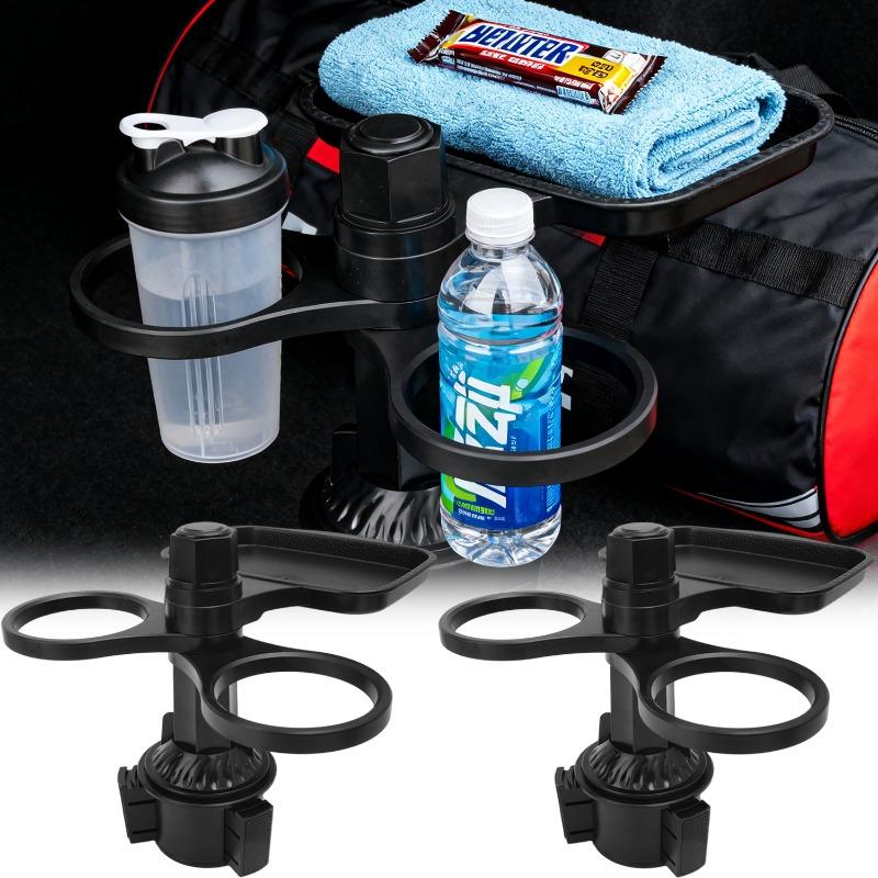 Adjustable 360° Rotation 3-in-1 Practical Interior Accessorie Car Cup Holder Tray Multi-Purpose Cup Holder Base Auto Interior
