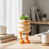 Large-capacity Duck-Shaped Desk Organizer Cartoon Design Storage Bucket  Desktop Decoration