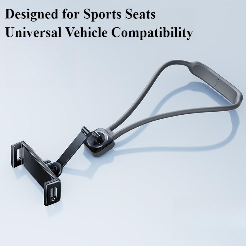 

Oatsbasf Car Headrest Tablet Holder 360° Rotatable Flexible Phone Tablet Stand for Sports Seat Universal for 4.7-12.9 Device чёрный