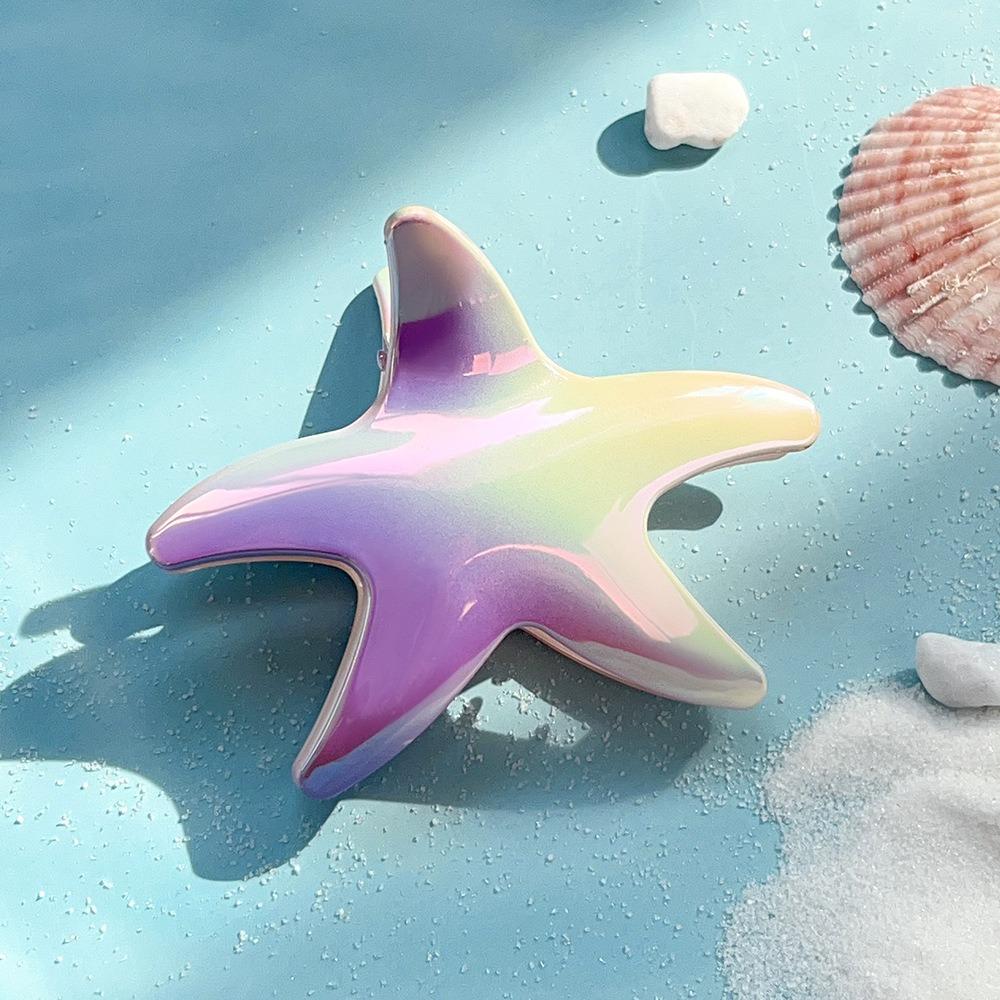 Gradient Color Girl's Hair Clip Ocean Headwear New Starfish Hair Claw Clips  Headdress