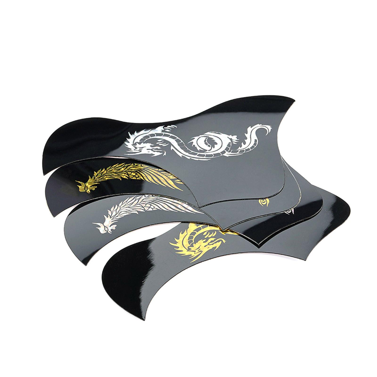 

4/8pcs Acoustic Guitar AntiScratch Guard Plate PVC Guitar Pickguard Adhesive Scratch Plate Musical Instrument Accessory