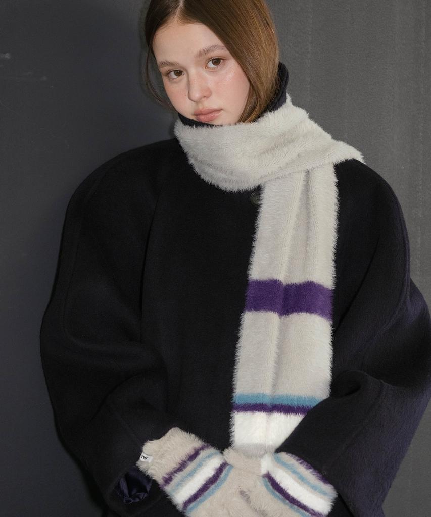 JILL BY JILLSTUART Striped Pattern Scarf - 2 Colors