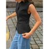 Hot Girl Versatile Sleeveless Vest Woolen Woven Women's Clothing Spring and Summer Amazon Independent Site