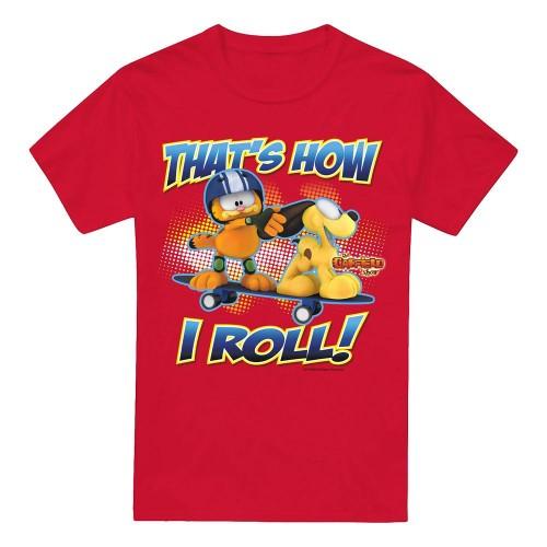 Garfield Mens How I Roll T-Shirt