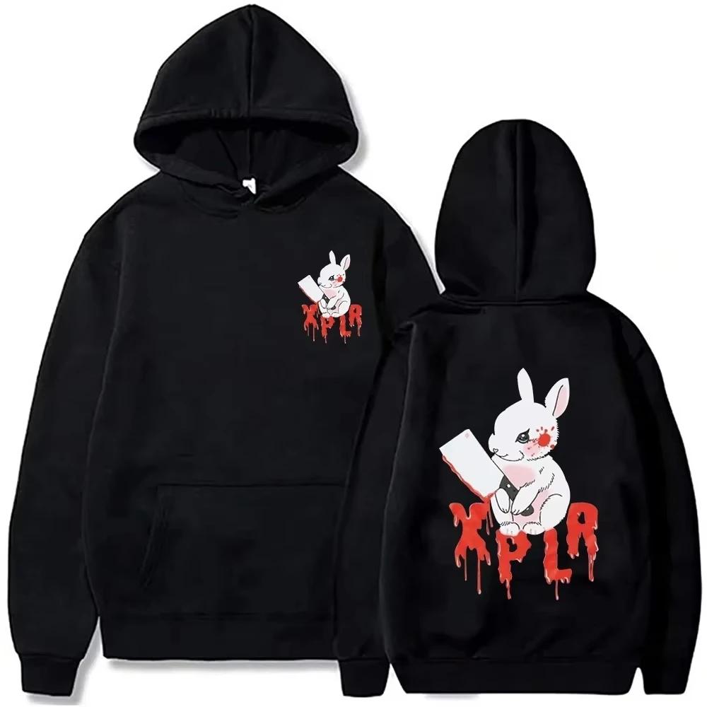 2025 Sam Xplr Merch Colby autumn Hat Sweatshirt Rabbit pocket Sweatshirt Men's casual fashion sweatshirt Printed Sweatshirt
