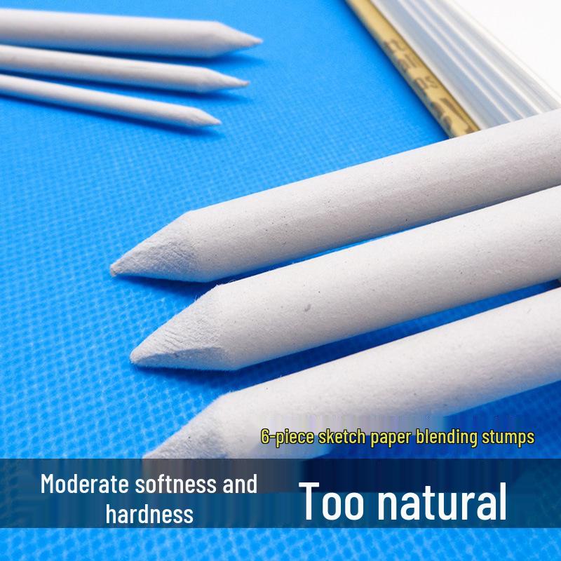 Art Blending Stumps Set - 6 and 3 Piece Sets for Sketching, Drawing, Smudging, and Painting with Pencils.