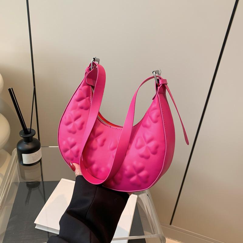 

Женская корейская популярная сумка через плечо с нежной текстурой для женщин, весенняя, новая, конфетного цвета, сумка под мышкой