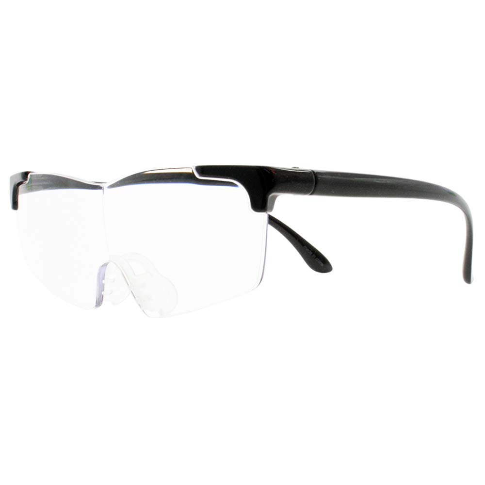 Standard 1.6x Magnifying Glass with Drawstring and Cleaning Cloth, Gray.