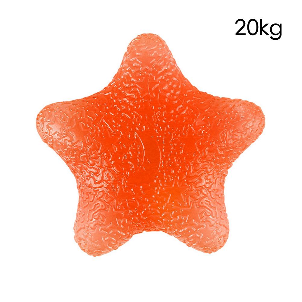 

1 шт. ТПЭ пятиконечная звезда мяч для развития силы хвата реабилитационная тренировка тренажер для силы запястья оранжевый