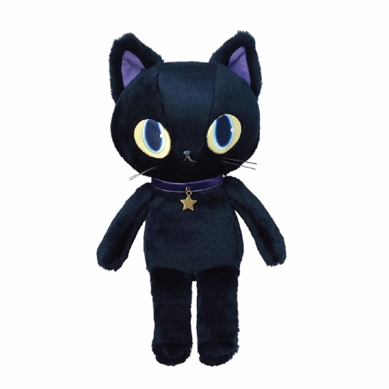 

Naitou Design Blue World Plush Toy Medium Lapis Lazuli Cat Plush Toy for Ages Approximately 35cm Tall 6+,