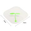 Small Bean Sprout Handle Anti Odor Pad For Household Bean Sprout Floor Drain Sewage Odor Proof Cover Yellow