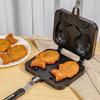 Taiyaki Maker, Stovetop Type, Home Use, Non-Stick, Induction Compatible, Fish Grill Mold, Aluminum Alloy, Cake, Double-Sided Waffle Maker, Cartoon Two