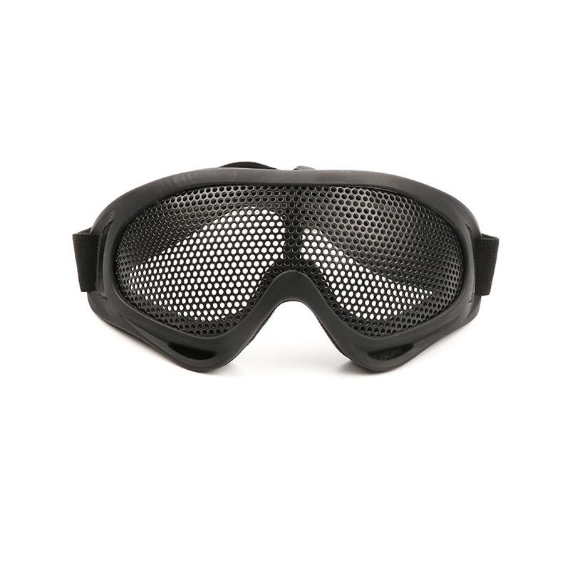 Outdoor Eye Protective Comfortable Airsoft Safety Tactical Glasses Anti Fog With Metal Mesh/PC Len For Paintball Hunting Goggles