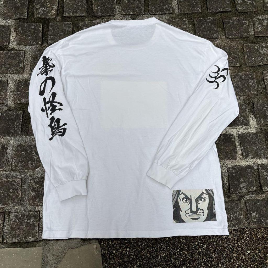 [USED] One-of-a-kind Kingdom General Ouki Long T-shirt White XL