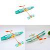 Rubber Band Powered Biplane Model Toy For Kids Aviation Enthusiasts Gift