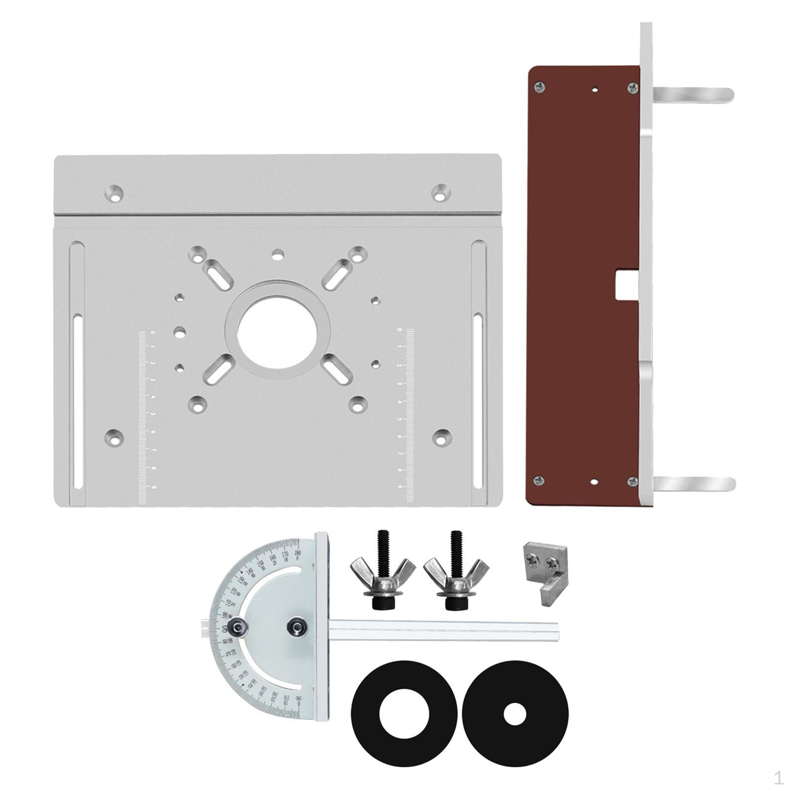 

Aluminium Alloy Router Table Insert Templates for Woodworking Style B