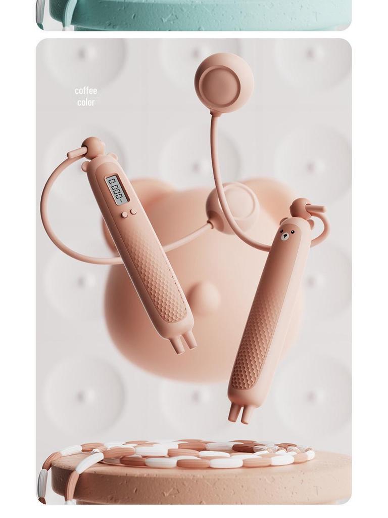 Nastavitelné kreslené bambusové švihadlo pro děti v mateřské a základní škole