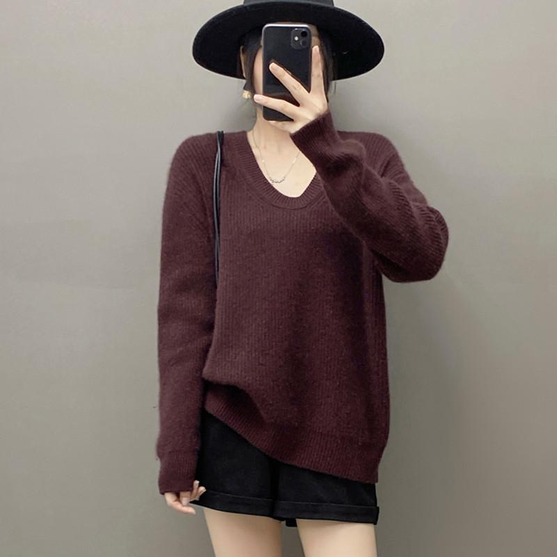 Qinghe 100% Pure Cashmere Women's Sweater - Ultra Soft Luxury Winter Pullover