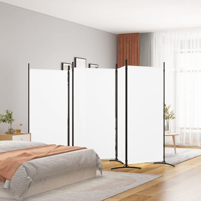 VidaXL Cloison de Séparation 5 Panneaux Séparateur de Pièce Pliable Diviseur Écran d'Intimité Paravent Décoration Salon 350266