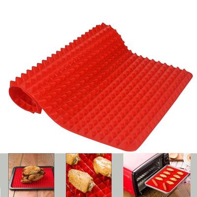 Food Grade Silicone Pyramid Baking Mat, Non Stick And High Temperature Resistant, Suitable For Outdoor Grilling Of Pizza, Turkey And Meat