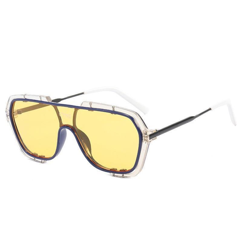Premium Sense One-Piece Double Beam Sunglasses Men'S Trend Sunglasses Sunshade Uv Protection Sunglasses
