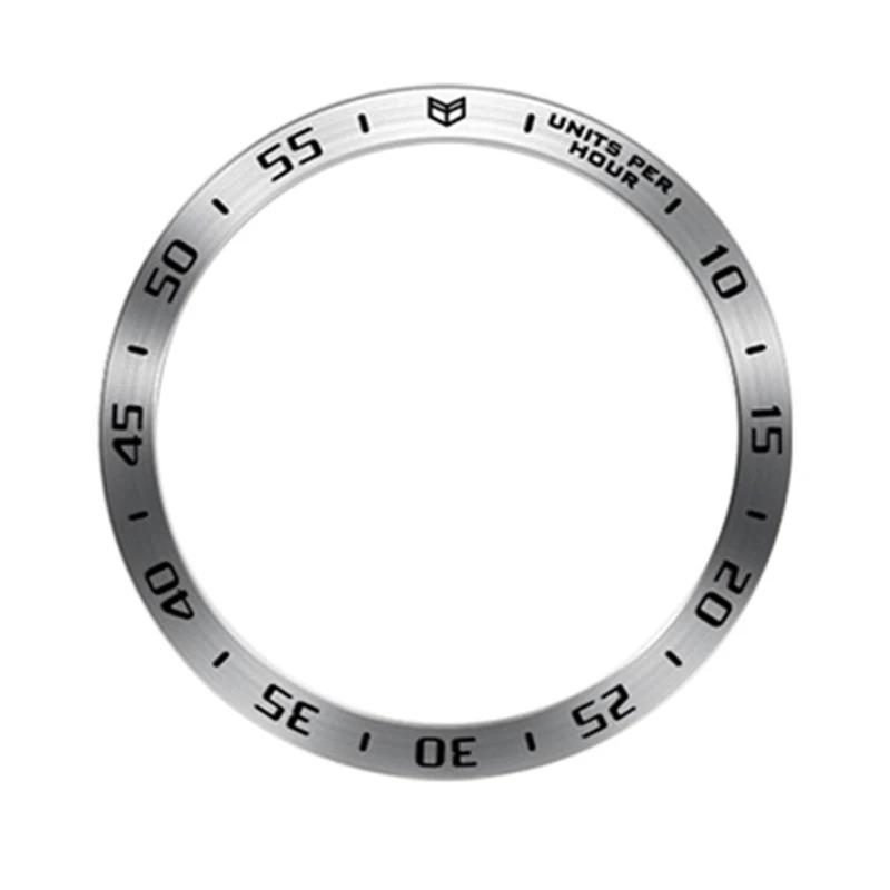 Metal Bezel Ring for Samsung Galaxy Watch 8 7 6 5 4 44mm 40mm Time/Speed Scale Frame Protective Ring for Galaxy 8 6 Classic 46mm Watch 8 Classic 46mm