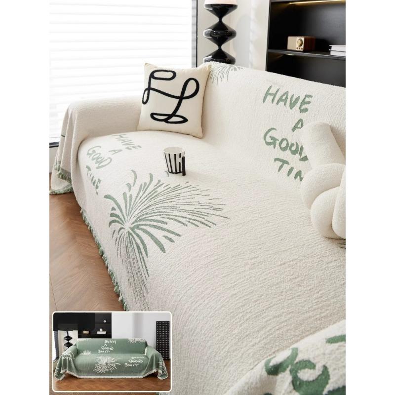 The New Sofa Towel Full Cover Cloth All Seasons Universal Simple Modern Anti-cat Scratch Sofa Cover Towel, Sofa Blanket