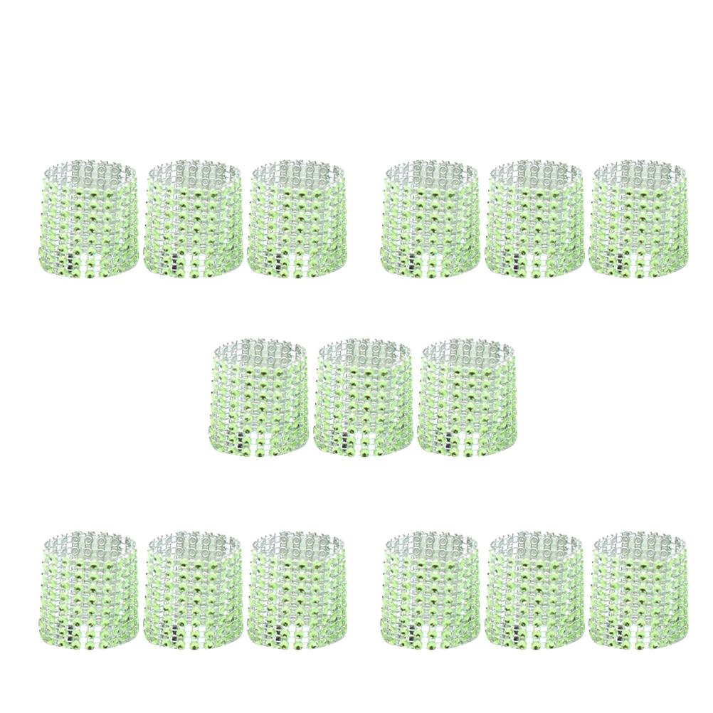 

60 PCS Napkin Ring Decorative Rings Holder Dining Table Wedding Supplies Holders for зелёный