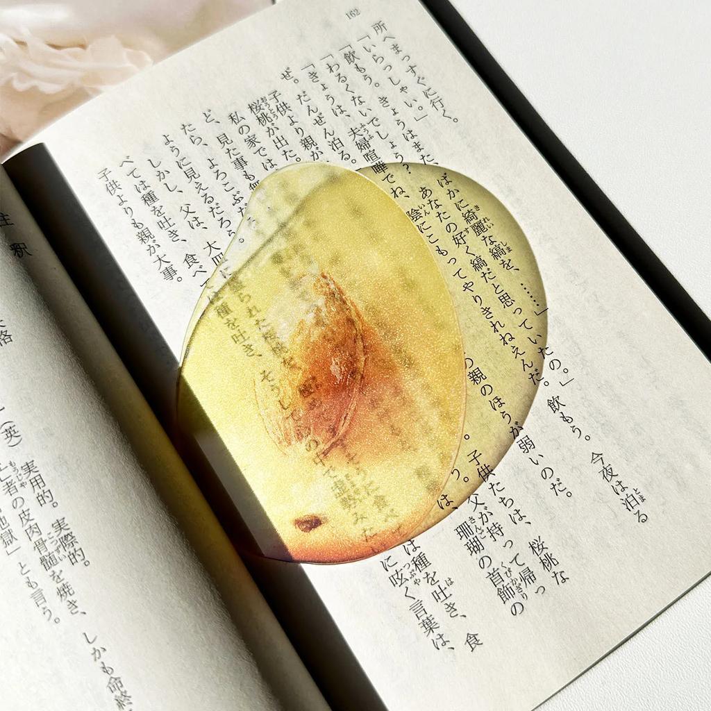 Reading Bookmark Simulation Fruit Bookmark Desktop Decor Bookmark Eye-Catching For Birthday Gift Stationery Collection